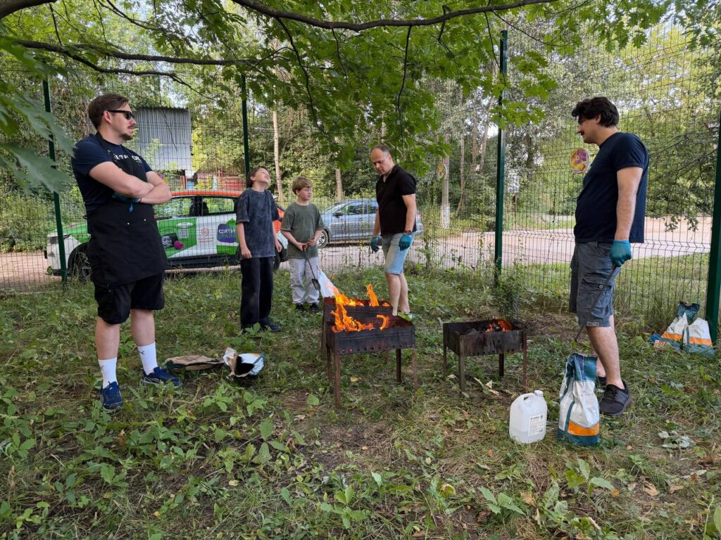 Барбекю для подопечных